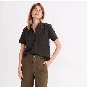 Madewell Lunar Denim Short Sleeve Shirt